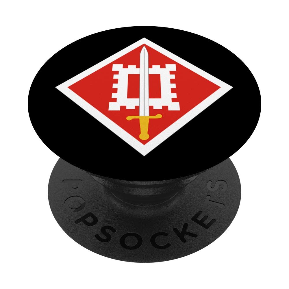 18th Engineer Brigade (EN BDE) Patch PopSockets Grip and Stand for Phones and Tablets