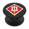 18th Engineer Brigade (EN BDE) Patch - Gray PopSockets PopGrip: Swappable Grip for Phones & Tablets view 1