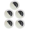 Acoustic Audio by Goldwood CSic84 Frameless 8" in Ceiling 5 Speaker Set 3 Way Home Theater Speakers, White, (Model: CSic84-5S) view 1