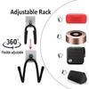 2/PK - Self-adhesive Adjustable Stand , Speaker Wall Shelf Base Holder Bracket Case Display Rack A Space-Saving Solution - Easy Install - for Smart Home Speaker Assistant for Google Home Mini view 3