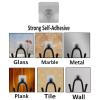 2/PK - Self-adhesive Adjustable Stand , Speaker Wall Shelf Base Holder Bracket Case Display Rack A Space-Saving Solution - Easy Install - for Smart Home Speaker Assistant for Google Home Mini view 4
