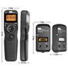 Remote Shutter Release for Nikon, Wireless Shutter Release Timer Remote Control Pixel TW-283 DC0/DC2 for Nikon Z6 Z7 Z9 D750 D610 D5200 D5300 D7500 D850 D800 D500 view 2