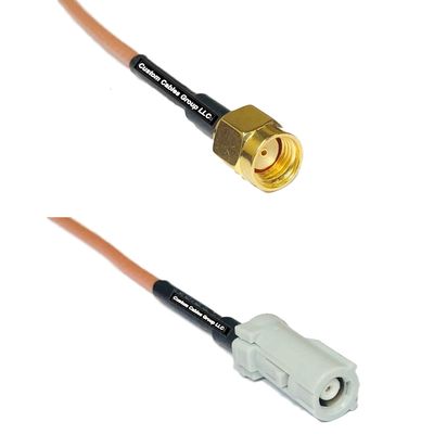 0.5 feet RG316 RP-SMA Male to AVIC Jack RF Pigtail Coaxial Cable