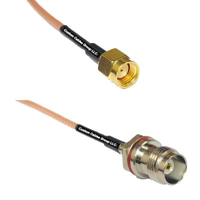 0.5 feet RG316 RP-SMA Male to TNC Female Small Bulk RF Pigtail Coaxial Cable
