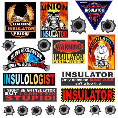 Insulator Hard hat Stickers, Insulator 22 Sticker Value Pack
