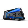 LEXIN B4FM Motorcycle Bluetooth Headset, 10 Riders Helmet Bluetooth Intercom, Universal IP67 Communication Systems with Music Sharing, Noise Cancellation, FM Radio, Fit for Snowmobile, 1 Pack view 1