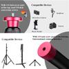 LR-252 Monopod 2 Sections Extendable 26.5-44cm Aluminum Alloy Adjustable Desktop Tripod Extension Rod with 1/4" &3/8" Screw Interface Suitable for Selfies, Photography, Video view 2