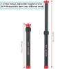 LR-252 Monopod 2 Sections Extendable 26.5-44cm Aluminum Alloy Adjustable Desktop Tripod Extension Rod with 1/4" &3/8" Screw Interface Suitable for Selfies, Photography, Video view 3