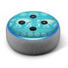 Blue Elephant Pattern Print - Vinyl Decal Skin Compatible with Amazon Echo Dot 3rd Generation Alexa - Decorations for Your Smart Home Speakers, Great Accessories Gift for mom, dad, Birthday, Kids view 1