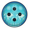 Blue Elephant Pattern Print - Vinyl Decal Skin Compatible with Amazon Echo Dot 3rd Generation Alexa - Decorations for Your Smart Home Speakers, Great Accessories Gift for mom, dad, Birthday, Kids view 2
