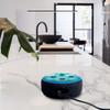 Blue Elephant Pattern Print - Vinyl Decal Skin Compatible with Amazon Echo Dot 3rd Generation Alexa - Decorations for Your Smart Home Speakers, Great Accessories Gift for mom, dad, Birthday, Kids view 3