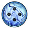 Blue Marble Rocks Glass - Vinyl Decal Skin Compatible with Amazon Echo Dot 3rd Generation Alexa - Decorations for Your Smart Home Speakers, Great Accessories Gift for mom, dad, Birthday, Kids view 2