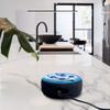 Blue Marble Rocks Glass - Vinyl Decal Skin Compatible with Amazon Echo Dot 3rd Generation Alexa - Decorations for Your Smart Home Speakers, Great Accessories Gift for mom, dad, Birthday, Kids view 3