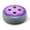 Purple Mandala - Vinyl Decal Skin Compatible with Amazon Echo Dot 3rd Generation Alexa - Decorations for Your Smart Home Speakers, Great Accessories Gift for mom, dad, Birthday, Kids view 1