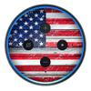 Distressed USA Flag - Vinyl Decal Skin Compatible with Amazon Echo Dot 3rd Generation Alexa - Decorations for Your Smart Home Speakers, Great Accessories Gift for mom, dad, Birthday, Kids view 2