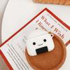 SGVAHY Cute Case for Airpods 1&2, Creative Sushi Rice Mini Case Kawaii Fun Cool Soft Silicone Skin with Keychain Wireless Charging Box Airpods 1 & 2 (Sushi Rice) view 3