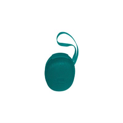 Portable Speaker, Wireless, Built in Strap, Wrap Around Hand, Rubberized Design, Excursion Pro Round Wireless- Green