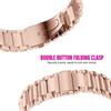 200Pcs Compatible for Garmin Venu Bands, Buleshaw Stainless Steel Metal Replacement Straps Compatible for Garmin Venu GPS Smartwatch (Rose Gold) view 2