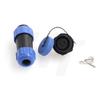 HangTon HE21 2 Pin 30A 500V Connector Cable Male Plug Panel Mount Socket LED Power, Waterproof Aviation Circular Connector (Crimp) view 3