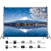 DORCEV 9x6ft Background for Winter Japan Scenery Photography Backdrop Mount Fuji Winter Snow Countryside Landscape Asian Travel Themed Birthday Party Wedding Portrait Photo Studio Props view 2