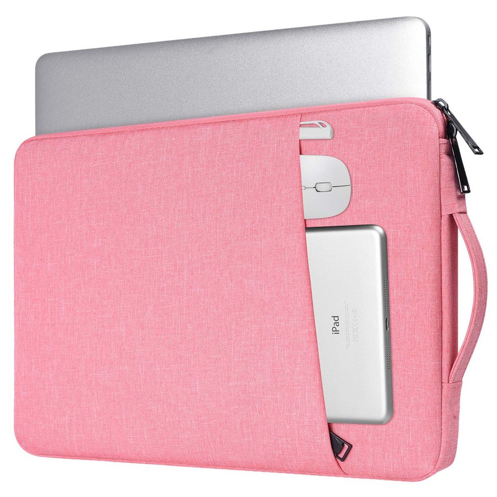 14 Inch Laptop Sleeve Case Bag for Asus Chromebook Vivobook14, Samsung Galaxy Chromebook Go, Lenovo ThinkPad 14/ Flex/Yoga, Dell Latitude, Acer HP Chromebook(Pink)