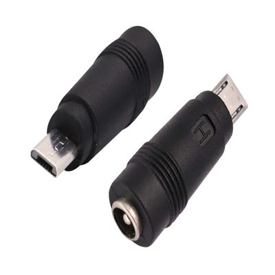 AAOTOKK Micro DC Power Adapter DC5.5x2.1mm to Micro USB 5V DC Power Supply Charging Cables Connector for Cellphone, Tablet,MP3 and Micro USB Device.(2Pack-Micro)