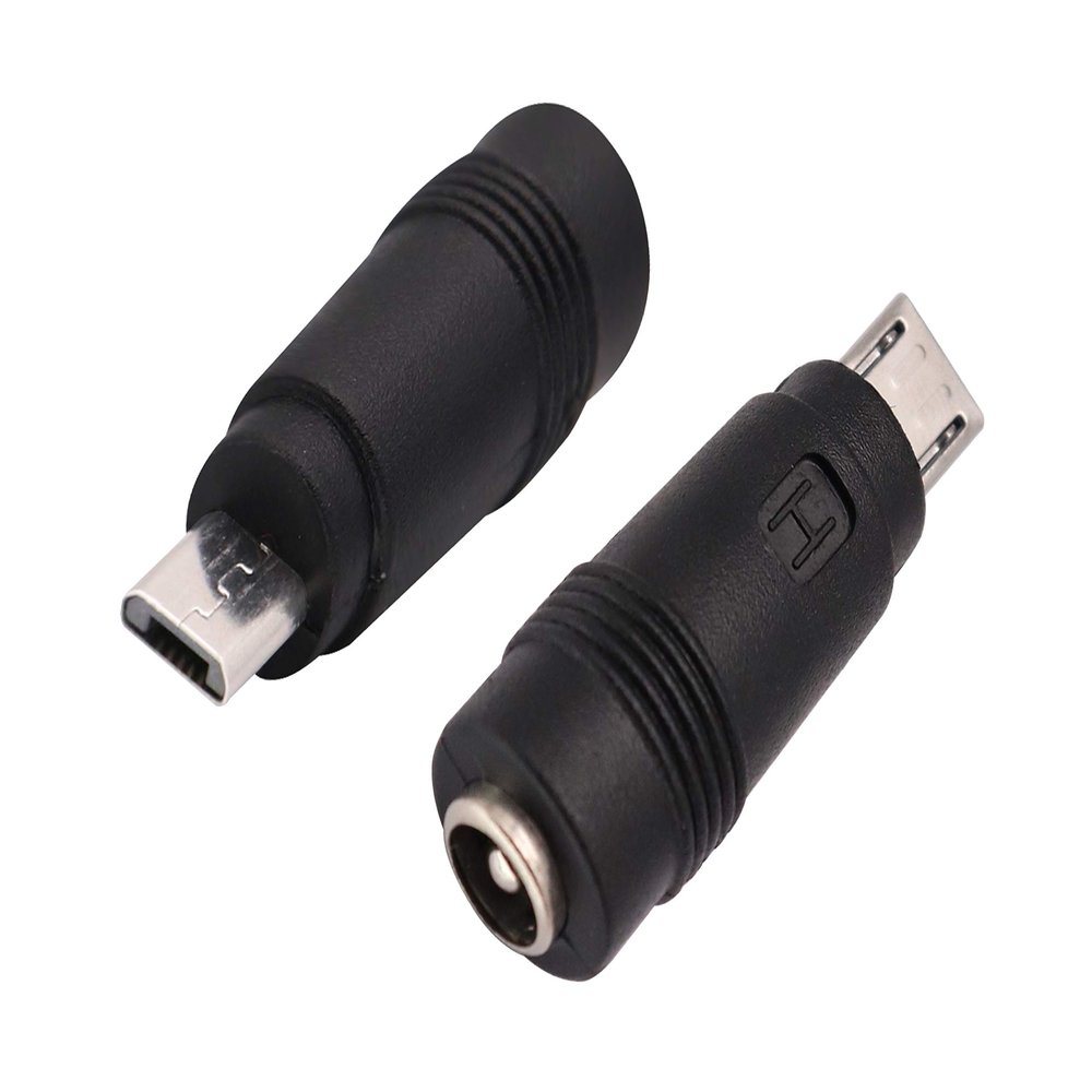 AAOTOKK Micro DC Power Adapter DC5.5x2.1mm to Micro USB 5V DC Power Supply Charging Cables Connector for Cellphone, Tablet,MP3 and Micro USB Device.(2Pack-Micro)