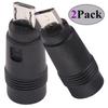 AAOTOKK Micro DC Power Adapter DC5.5x2.1mm to Micro USB 5V DC Power Supply Charging Cables Connector for Cellphone, Tablet,MP3 and Micro USB Device.(2Pack-Micro) view 3