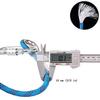 YUZENET Braided Polyester Arborist Rope (3/8 inch X 100 feet) High Strength Bull Rope for Tree Work Truck Securing Camping Swing, Blue/Red view 3
