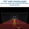 2.4 inch HD Smart Doorbell, 160Wide Viewing Angle, Night Vision Function, Photos/Video Function, Support TF Card, Automatically Overwrite Old Records, Monitor Doorbell view 4