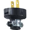 Leviton 010-48646-02e 15a 125v Black Non-Grounding Replacement Plug view 4