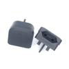 1Pc European Euro EU 2 Pin to UK 3Pin Power Socket Travel Plug Adapter Converter New view 1