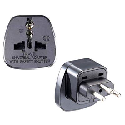 10pcs/lot Universal Travel Adapter Electric Plugs Sockets Converter EU AU US UK to Switzerland Travel Plug 3 Round Pin Adaptor