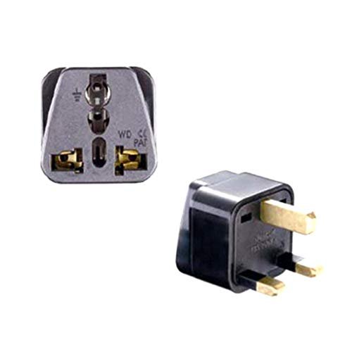 10pc Universal Travel Adapter US AU EU to UK Plug Travel Wall AC Power Adapter 250V 10A Socket Converter