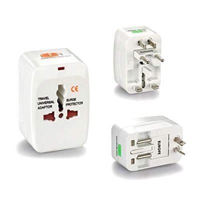 100pcs Universal Travel Power Adapter International European EU US AU Australian UK AC Power Adapter Electrical Plug Sockets