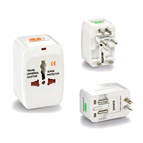 100pcs Universal Travel Power Adapter International European EU US AU Australian UK AC Power Adapter Electrical Plug Sockets