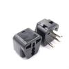 Universal 2 in 1 grounded India Pakistan Israel Singapore power connector japan au eu us uk to india travel adapter plug Type D view 1