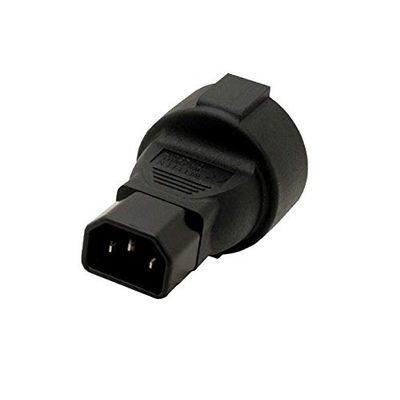 1PC Power Plug Adapter IEC 320 C14 to EU European German Female Power Adapter for PDU UPS IEC320 Germany French Female Socket