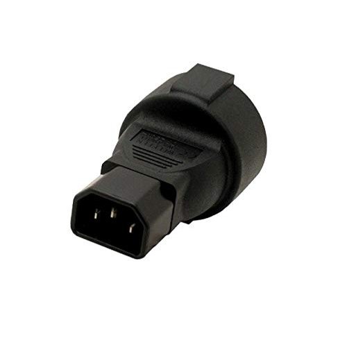 1PC Power Plug Adapter IEC 320 C14 to EU European German Female Power Adapter for PDU UPS IEC320 Germany French Female Socket