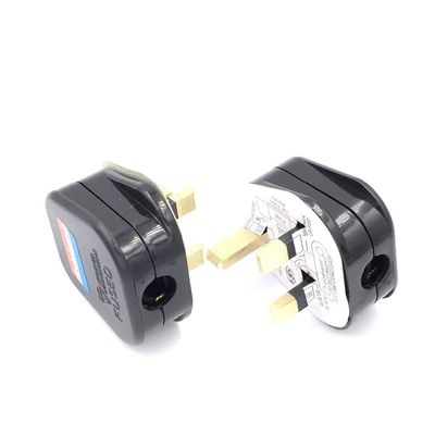 10pcs UK British Plug Connect Rewirable AC Power Cord Cable Industry Wiring Adaptor Detachable Plug 13A Pure Copper with Fuse