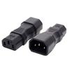 Power Adapter IEC 320 C13 to C14 Golbalma PDU UPS Plug/Socket 3 Pin Power Extension Adapter Receptacle for Wall Mount LCD LED TV view 1