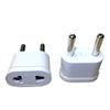 2pcs US USA to EU Euro Europe Travel Power Plug Adapter Charger Converter for USA Converter White view 1