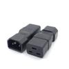 Standart IEC320 C14 Male to C19 Female UPS PDU APC Server Power Extension Adaptor Plug Convert Socket Black Copper New view 1