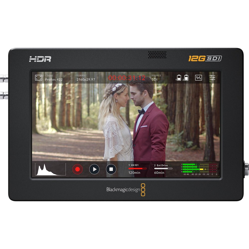 Blackmagic Design Video Assist 5" 12G-SDI/HDMI HDR Recording Monitor (HYPERD/AVIDA12/5HDR)