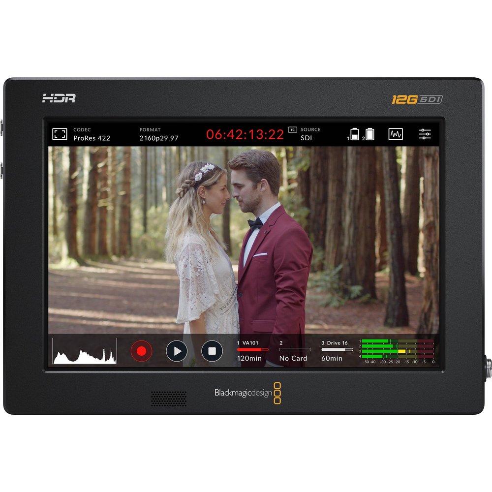 Blackmagic Design Video Assist 7" 12G-SDI/HDMI HDR Recording Monitor (HYPERD/AVIDA12/7HDR)