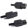 10pcs/lot IEC C13 Female Plug Power Adapter Rewirable Connector Black AC 250V 10A view 1