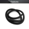 Othmro 1pcs 1.14inch ID 8.2ft Electrical Conduit, Non-Split Wire Loom Tubing Corrugated Tube, Flexible Polyethylene Hose Cover for Home Outdoor Automotive Marine Wire Harness Wrap Cover Sleeve Black view 4
