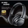 Soundcore Life Q20 Hybrid Active Noise Cancelling Wireless Bluetooth Headphones Over Ear with 40H Playtime, Hi-Res Audio, Deep Bass, Memory Foam Ear Cups and Headband (Renewed) view 4