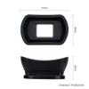 Kiwifotos Long Soft Viewfinder Eyecup Eyepiece for Canon EOS 90D 80D 70D 60D 77D 6D Mark II 5D Mark II Rebel T7 T6 T5 T100 T8i T7i T6s T6i T5i T4i T3i T2i T1i SL3 SL2 SL1 4000D 50D 40D 30D and More view 2