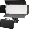 Bresser Fotostudio PT 30B-II LED Bi-Colour Video Light Set with Light Flaps, Batteries, Power Supply, Remote Control and Bag view 1